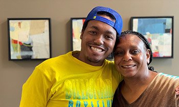 Austen and his Mom